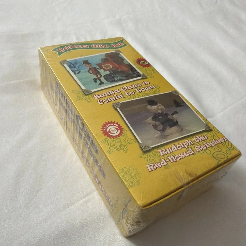 Brand New Rudolph The Red Nosed Reindeer/Santa Claus Is Coming 2Town-Holiday VHS